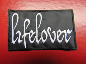 LIFELOVER…  Embroidered Patch  (depressive black)    Norway   1377*