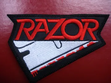RAZOR…  Embroidered Patch  (thrash metal)    Canada   1770**