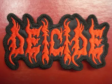 DEICIDE…  Embroidered Patch  (black death)    U.S.A   2063**