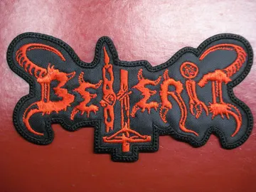 BEHERIT…  Embroidered Patch  (black metal)   Sweden   309**