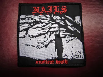 NAILS…   Embroidered Patch  (hardcore)    U.S.A   2280*