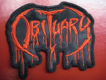 OBITUARY…  Embroidered Patch …(death thrash)   U.S.A   2195**