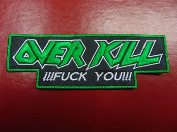 OVERKILL…  Embroidered Patch  (thrash metal)   U.S.A   1081*