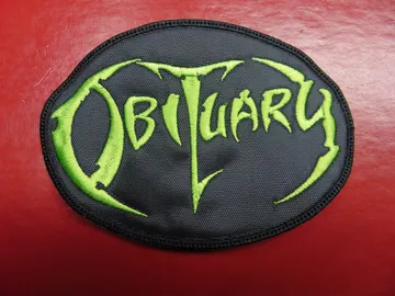 OBITUARY…  Embroidered Patch  (death metal)    U.S.A   2153