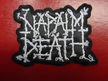 NAPALM DEATH…  Embroidered Patch  (grind core)   U.K   2248**