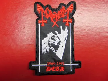 MAYHEM…  Embroidered Patch  (black metal)    Norway   2160**