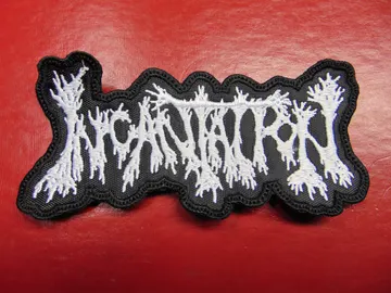 INCANTATION…  Embroidered Patch (black death)   U.S.A   1403**