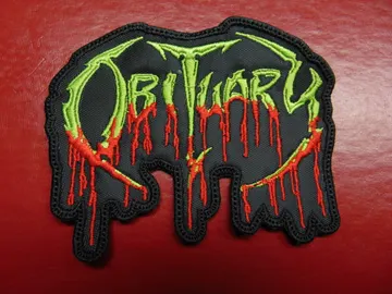 OBITUARY…  Embroidered Patch  (death metal)   U.S.A   2004**