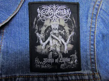 NECROPHOBIC…  Woven Patch  (black death)   Sweden   (2440)