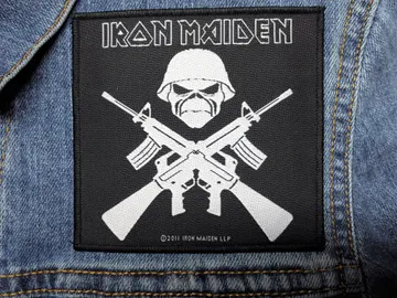 IRON MAIDEN…  Official Woven Patch  (nwobhm)    U.K   (1523)