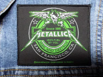 METALLICA…  Official Woven Patch  (thrash metal)    U.S.A   (1740)