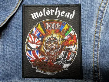 MOTORHEAD…  Official Woven Patch (nwobhm)    U.K   (1539)