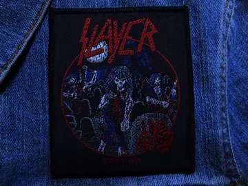 SLAYER…  Official Woven Patch  (thrash metal)    U.S.A   (867)