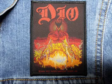 DIO…  Official Woven Patch  (heavy metal)    U.S.A   (1556)