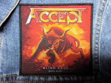 ACCEPT  Official Woven Patch  (heavy metal)   (1616)
