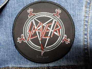 SLAYER…  Official Woven Patch  (thrash metal)    U.S.A   (1509)