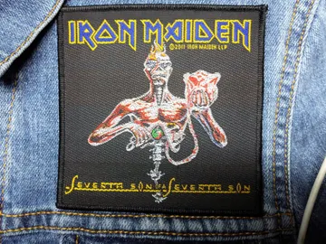 IRON MAIDEN…  Official Woven Patch  (nwobhm)    U.K   (1520)