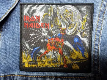 IRON MAIDEN…  Official Woven Patch  (nwobhm)    U.K   (195)