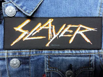 SLAYER…  Official Woven Patch  (thrash metal)    U.S.A   (679)