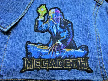 MEGADETH…  Woven Patch  (thrash metal)   U.S.A   3440