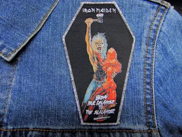 IRON MAIDEN…  Woven Patch  (nwobhm)   U.K   3293