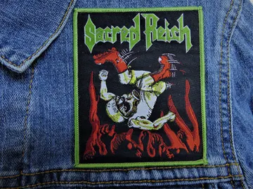 SACRED REICH… Woven Patch  (thrash metal)    U.S.A   2015
