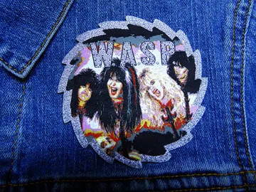 W.A.S.P  Woven Patch  (heavy  metal)   1481