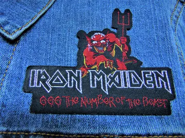 IRON MAIDEN   Woven Patch  (nwobhm)   U.K   3423