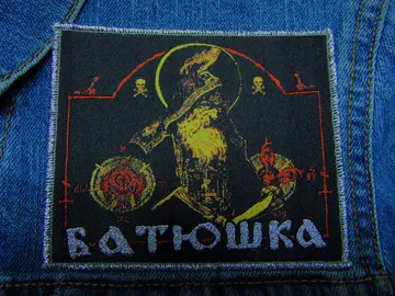 BATUSHKA   Woven Patch   (atmospheric black)   Poland   051