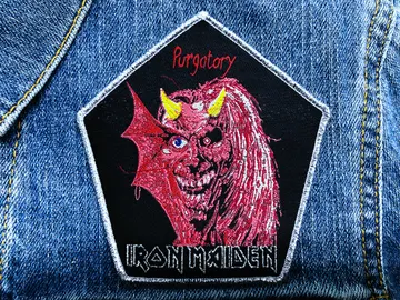 IRON MAIDEN…   Woven Patch   (NWOBHM)   U.K.   3291