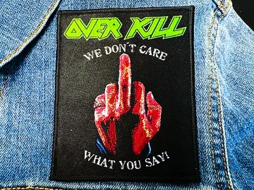 OVERKILL…  Woven Patch  (thrash metal)    U.S.A   1476*