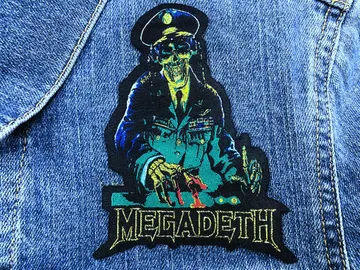 MEGADETH…   Woven Patch  (thrash metal)    U.S.A   3426