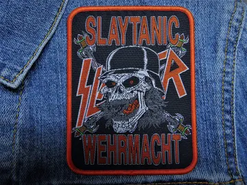 SLAYER…  Woven Patch    (thrash metal)   U.S.A   (2694)