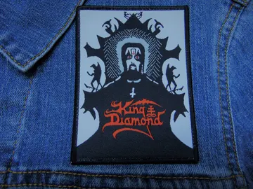 KING DIAMOND   Woven Patch   (heavy metal)   Denmark   (3360)