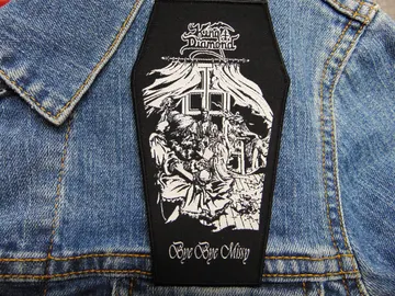 KING DIAMOND Woven Patch  (heavy metal)   (1410)