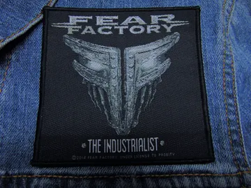 FEAR FACTORY…  Official Woven Patch  (industrial metal)    U.S.A   (319)