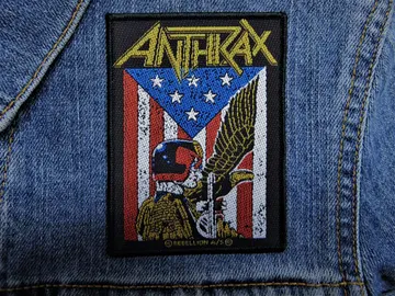 ANTHRAX…  Official Woven Patch (thrash metal)    U.S.A   (3556)