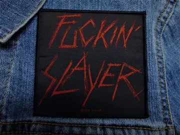 SLAYER…  Official Woven Patch  (thrash metal)    U.S.A   (4117)