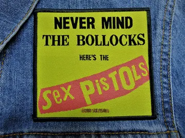 SEX PISTOLS…  Official Woven Patch  (punk rock)    U.K   (267)