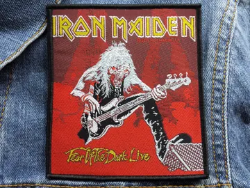 IRON MAIDEN…  Official Woven Patch  (nwobhm)    U.K   (818)