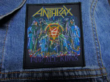 ANTHRAX…  Official Woven Patch (thrash metal)    U.S.A   (2966)