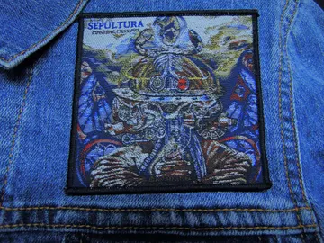 SEPULTURA…  Official Woven Patch  (death thrash)    Brazil   (3392)