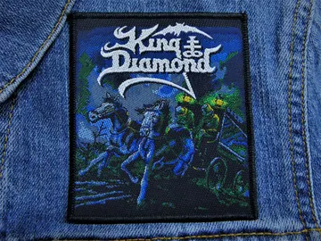 KING DIAMOND…  Official Woven Patch  (heavy metal)    Denmark   (164)