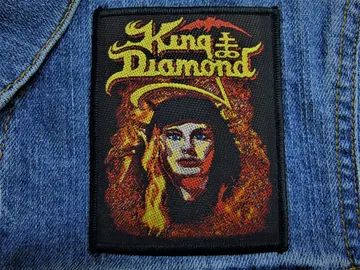 KING DIAMOND…  Official Woven Patch  (heavy metal)    Denmark   (2437)