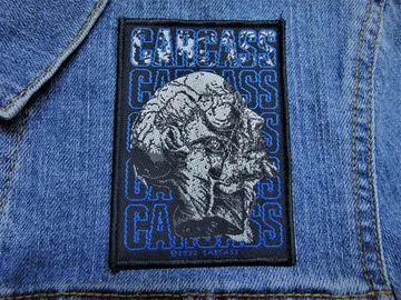 CARCASS…  Official Woven Patch  (death grind)   U.K   (1639)