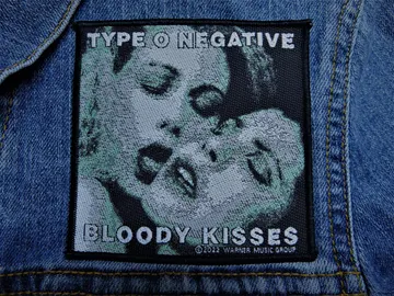 TYPE O NEGATIVE…  Official Woven Patch (gothic doom)   U.S.A   (3954)