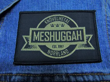 MESHUGGAH  Official Woven Patch (experimental metal)   (2346)