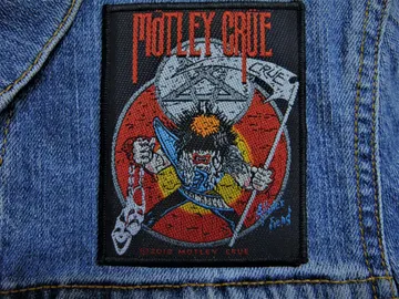MOTLEY CRUE…  Official Woven Patch (hard rock)    U.S.A   (1151)