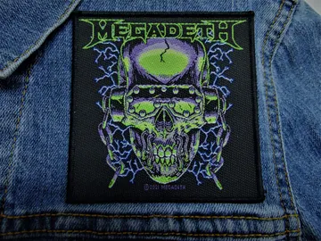 MEGADETH…  Official Woven Patch  (thrash metal)    U.S.A   (4110)