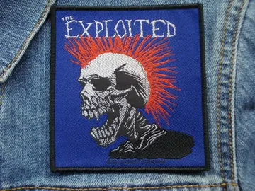 THE EXPLOITED  Official Woven Patch (punk rock)   (1681)